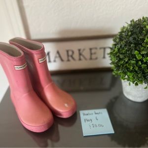 Toddler girl hunter boots 9